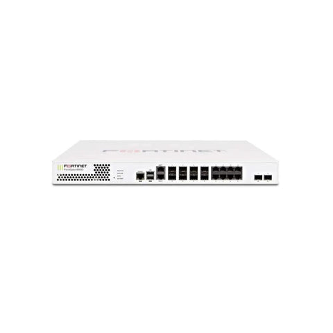 Next Gen Heavy Hitter Enterprise Firewall Delivering Rock Solid Network Security And Ten Gbps Ports For Boss Level Campus Traffic Routing Plus Smooth Cyber Threat Blocking In Rack Mount, viewed from rear with ports.