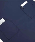 Waterproof Rubber Vinyl Apron With Two Big Pockets For Dishwashing And Grooming Lightweight PU Workhorse Apron pockets close-up