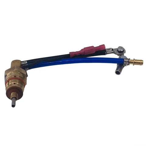 Everlast Compatible Plasma Cutter Torch Head Internal Parts Copper Material For 80S 82i Fits PT80 IPT80 PT-80 80A Pro Grade Torch Hoses And Seals For Industrial Metalworking Upgrade copper torch head with blue hose and fittings