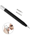 3 In 1 Watch Repair Tool Kit With Pin Pusher And Spring Bar Remover MM Scale Bracelet Sizer And Link Removal Kit displayed