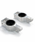 2 Pcs Front Lower Control Arm Rearward Bushing Bracket Replacement For Passat 2012 2014, silver steel pair