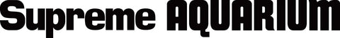 Supreme Aquarium logo text in bold black on white background.