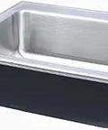 Drop In Stainless Steel Kitchen Sink Workhorse, 18 Gauge, 22 By 17 Inch Single Bowl, Seamless Die Drawn Construction, side view