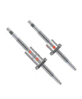 25Mm SFU DFU Ballscrew Set Kit With Single Nut And Double Nut, BKBF20 Support, DSG25H Nut Housing, D40L66 Coupling, Kit9 shown