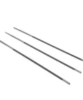 Pro Chainsaw Chain File Set With Round Sharpening Files for 5/32 Inch 4.0mm displayed in a row