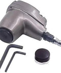 Air Palm Hammer Pneumatic Hand Tool For Auto Body Bumping with accessories, showing compact design and metal finish.