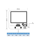 Diagram of GPS Compass Module for MG A01 M10 Drones 25mm Standard Size with QMC5883L GNSS Receiver and wiring labels.