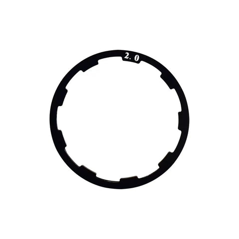 Aluminum Bike Hub And Bottom Bracket Spacers Set 2mm size for MTB And Road Bikes.
