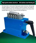 Adaptive Stainless Steel Fixture Clamps With 6mm Pins And 21mm Independent Stroke For Irregular Parts High Precision Workholding Gripper
