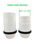 High Quality 2 Pack 4 Inch OD Telescoping Carrier For Kel2020 Pneumatic Tube System, showing 3 1/4" usable inside diameter.