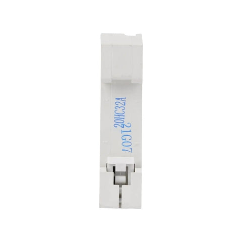 Top Shelf 1P+N Mini Circuit Breaker MCB Phase Neutral Electrical Switch with quick snap mount, 32A rating, compact design.