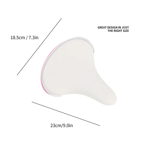 Top view of Kids Bike Seat For Girls On 12 To 20 Inch Bikes Wide And Comfy Pink Saddle With Waterproof Material Ergonomic Design