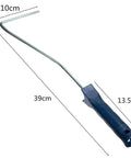 13 Pcs Paint Foam Roller Set With Handle 100mm Wide Decorator Brush Kit for Smoothing Walls - 39cm long painting handle