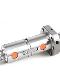 CNC Ball Screw With Flange 25mm Guide, 200mm To 2500mm Length, Lead Pitch 5mm Or 10mm, Single Nut Or Double Nut, Right Hand Threads, flange ball screw with nut
