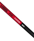 Top Tier Players Graphite Iron Shafts For Six Through Pitching Wedge With 370 Parallel Tip Design close-up of KBS PGI 90g shaft