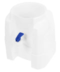 Portable Mini Countertop Water Dispenser for Bottled Water with blue tap, compact cold water cooler design, ideal for home and office.