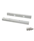 Heavy Duty Vise Jaw Set For Vintage American Vises Six And One Half Inch Wide And Three Quarter Inch High Half Inch Thick Alloy Steel Hardened To HRC 60 Fits Craftsman Fuller And Columbia Vises With Mounting Holes Two And Half To Three And Half Inches, two jaw plates and screws