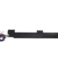 200Mm Mini Linear Rail Guide Lead Screw T6x1 with Nema 11 stepper motor, black linear actuator for CNC automation.