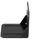 Side view of Sturdy Stepper Motor Mounting Bracket for NEMA23 With Stainless Steel Black Finish 6.8 by 6.8 by 6.5 cm for CNC and 3D printer.