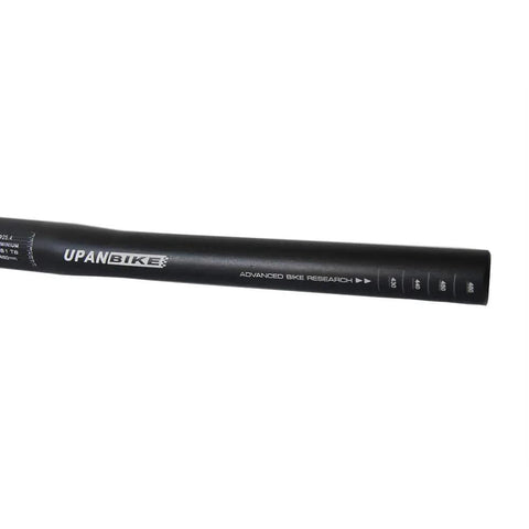 Close-up of Kids' Bike Handlebar 25.4mm Diameter 460mm Length Flat Bar Black Replacement for children's bicycle.
