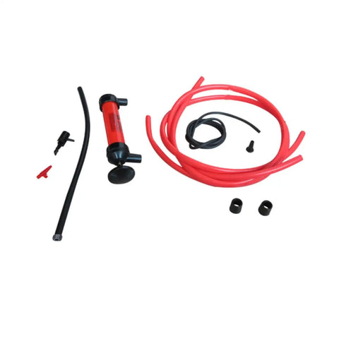 Manual Siphon Pump 200cc Portable Liquid Transfer Hand Pump For Farm Equipment Snowmobiles ATVs Boats Generators Trimmers Chainsaws And Emergency Fuel Transfer On The Go with tubes and fittings