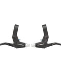 RS360A Linear Pull Brake Lever Set for MTB Left and Right Pair 22.2mm Clamp Black Ergonomic Aluminum Levers
