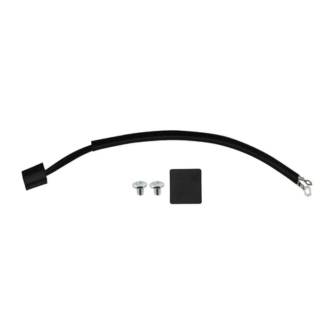 Top Shelf Electric PTO Clutch And 7 Pin 20A Switch Ace Replacement For Cub Cadet includes black wire and screws for mower installation.