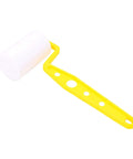 Complete Furniture Glow Up Paint Roller Kit With Mini Rollers And Sponge Brushes For Cabinet Refinishing High Density Foam Tool with yellow handle.