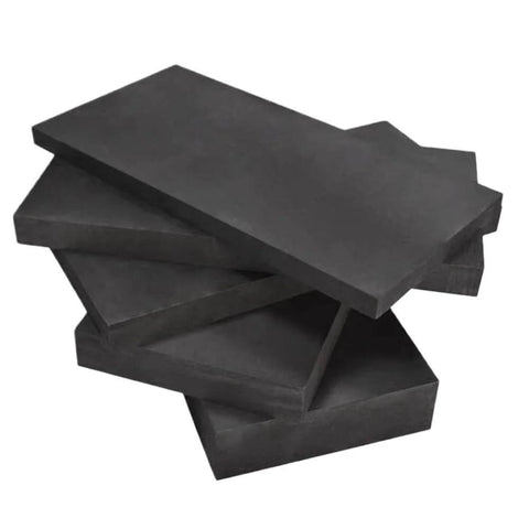 Square Graphite Plate 2 To 12 Inch Length High Purity Graphite Block Plate For Electrolysis And Electrodes, 25x120x120mm stack