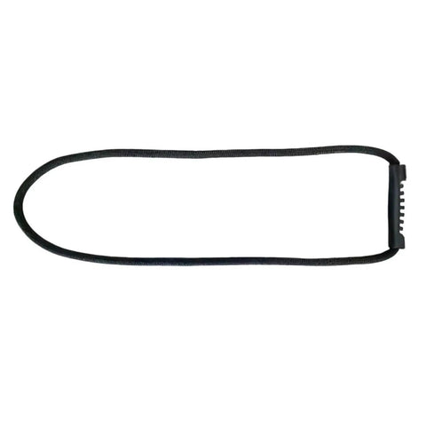Heavy Duty Nylon Cord Strap Organizer Rope For Tailgate Parties And Campouts Holds Generator Cords Tight, black strap, portable design.