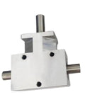 90 Degree Bevel Gearbox With Dual 12mm Output Shafts Co Directional Spiral Bevel Transmission Right Angle Drive 1 To 1 Ratio 19 Teeth