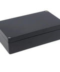 Watertight IP67 Junction Box For DIY Projects, Tough As Nails ABS Plastic Electronic Enclosure Case, Weatherproof Indoor Outdoor Project Box In Black, 7.87 x 4.72 x 2.20 Inches, Dust Tight And Moisture Proof.