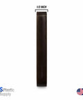 Heavy Duty Square Horseshoe Plastic Flat Shims For Zero Sweat Window And Door Jambs Leveling On Construction Sites solid brown half inch thick shim side view.