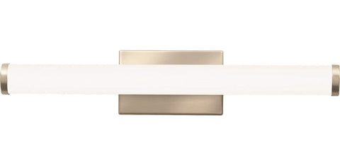 24 Inch LED Vanity Light With 3000K Warm White, Fresh Contemporary Cylinder Bathroom Wall Fixture For Over The Mirror