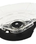 Clear View Aluminum Miter Saw Blade Guard Replacement for Precise Cuts, close-up angle showing transparent design