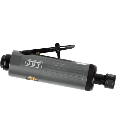 Quarter Inch Pneumatic Die Grinder With Up To 23000 RPM For Pro Grade Deburring And Detail, Lightweight Aluminum Body, Variable Speed Throttle, Sealed Ball Bearings, Safety Lock, Built In Air Regulator