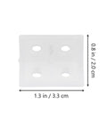 Plastic Corner Bracket Shelf Supports Right Angle Brackets For Easy Furniture And Cabinet Repair Durable Quick Install 100 Pcs