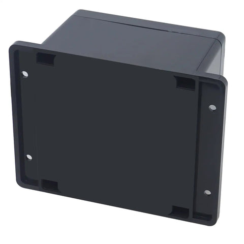 Project Box ABS Black Electrical Junction Box IP65 Outdoor Waterproof Enclosure With Cable Glands For DIY Projects Durable