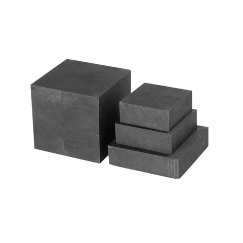 Smooth Graphite Block 70x70x70mm Go To Industrial And Lab Use, Durable Graphite Electrode Plate With High Electrical Conductivity, 1 Piece