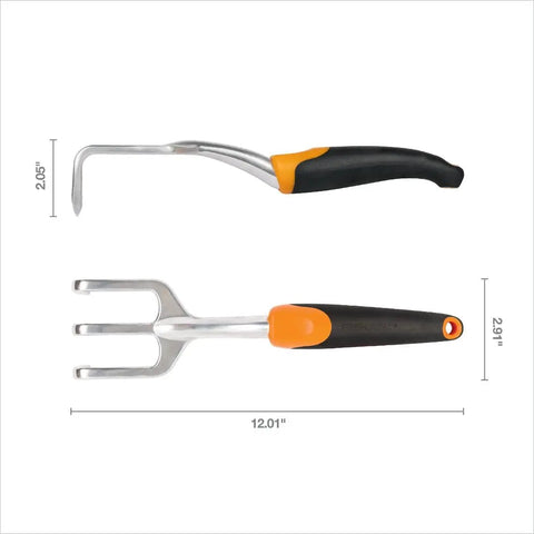 Ergo Cultivator For Digging And Aerating Soil And Weeding This Heavy Duty Garden Tool With An Ergonomic Cast Aluminum Head And Sharp Tines