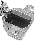 Compact 33 Face Frame Hinge Screw On 110 Degree Opening Zinc Die Cast Nickel Finish Pack Of 20 With Screws Easy Mount