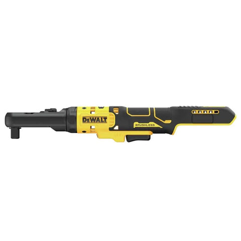 Cordless 20V Max XR Ratchet With Interchangeable Three Eighths Inch And One Half Inch Drives Sealed Head Brushless Motor