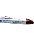 Hella Reliable Non Contact Voltage Detector For Catching Hot Wires Fast With Loud Audio Alert And Bright LED Indicator No Sweat DIY Electrical Safety Tool Featuring Pocket Slide Clip White Finish, side view with clip