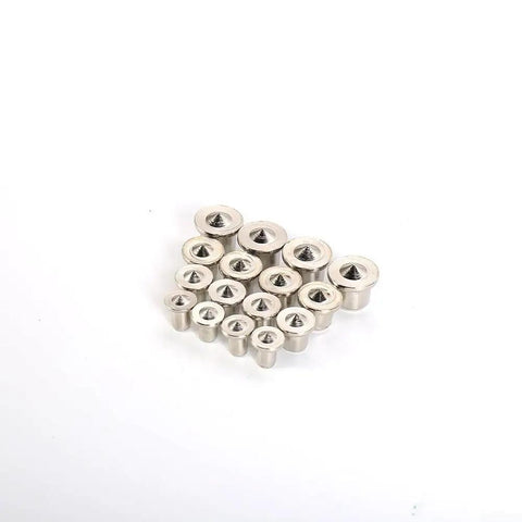 Pro Grade Dowel Centers And Tenon Center Points Set For Solid Steel Dowel Pins, Chrome Plated Drill Alignment Pins In 6mm 8mm 10mm 13mm Sizes
