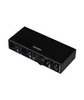 MiniFuse 2 USB Audio And MIDI Interface For Recording, Production, Podcasting, And Guitar With Creative Software, Compact Black Finish