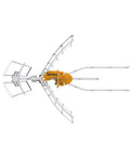 Ellipse Mix 148883 Beefed Up Amplified HDTV Antenna With Built In TForce Preamplifier And Auto Gain Control FM LTE 4G 5G Filtering