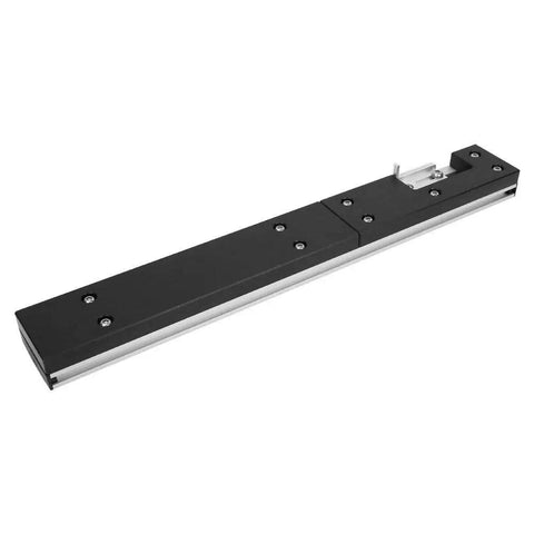 Heavy Duty Aluminum Box Joint Jig For Miter Gauge Table Saws And Router Tables, 450x60x30mm precision fixture side view.