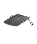 White Rear Bumper Tow Hook Eye Hole Cover Cap For Mercedes-Benz C300 2015-2020 C400 2015 C43 AMG 2017-2018 C450 AMG 2016 C63 AMG 2016-2018 Must Have Replacement Part With Easy Install OEM Style Shield, back view of cover showing fasteners.
