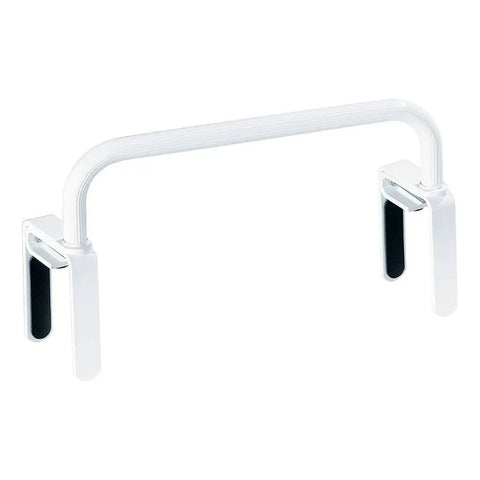 Super Reliable Glacier White Bathtub Safety Grab Bar Rail For Secure Support In Standard Size Tubs Ada Compliant Aluminum Design