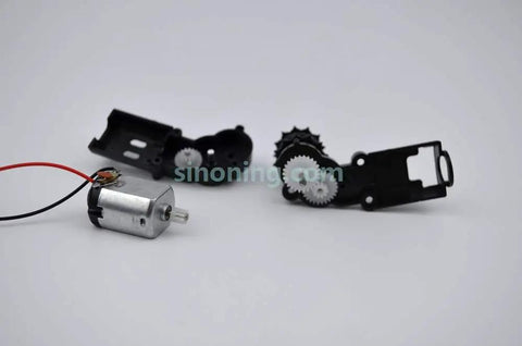 Mini Smart Robot Tank Chassis Kit With Rubber Track Crawler For Arduino And 130 Motor components displayed